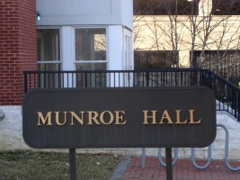 Munroe Hall Sign